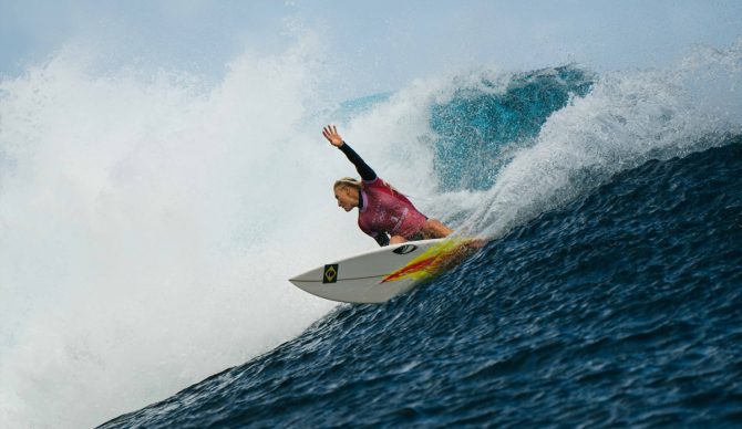 Tatiana Weston Webb defeated Brisa Hennessy on her way to the finals. Photo: Beatriz Ryder // ISA