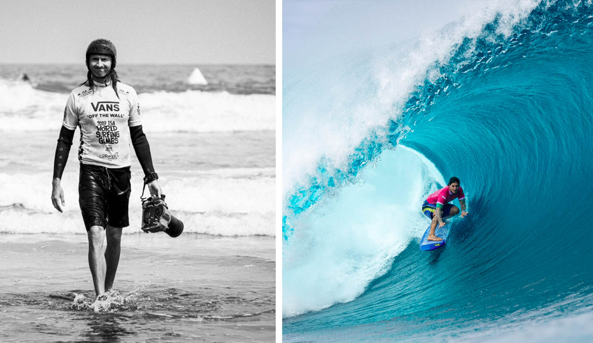 During the Olympic surfing event's most epic, and gnarly, day at Teahupo'o, Pablo Jimenez was in the water to shoot every historic moment. He told us about it.