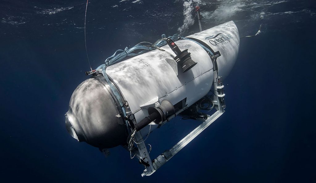 The doomed Titan sub before it imploded in June, 2023. Photo: OceanGate