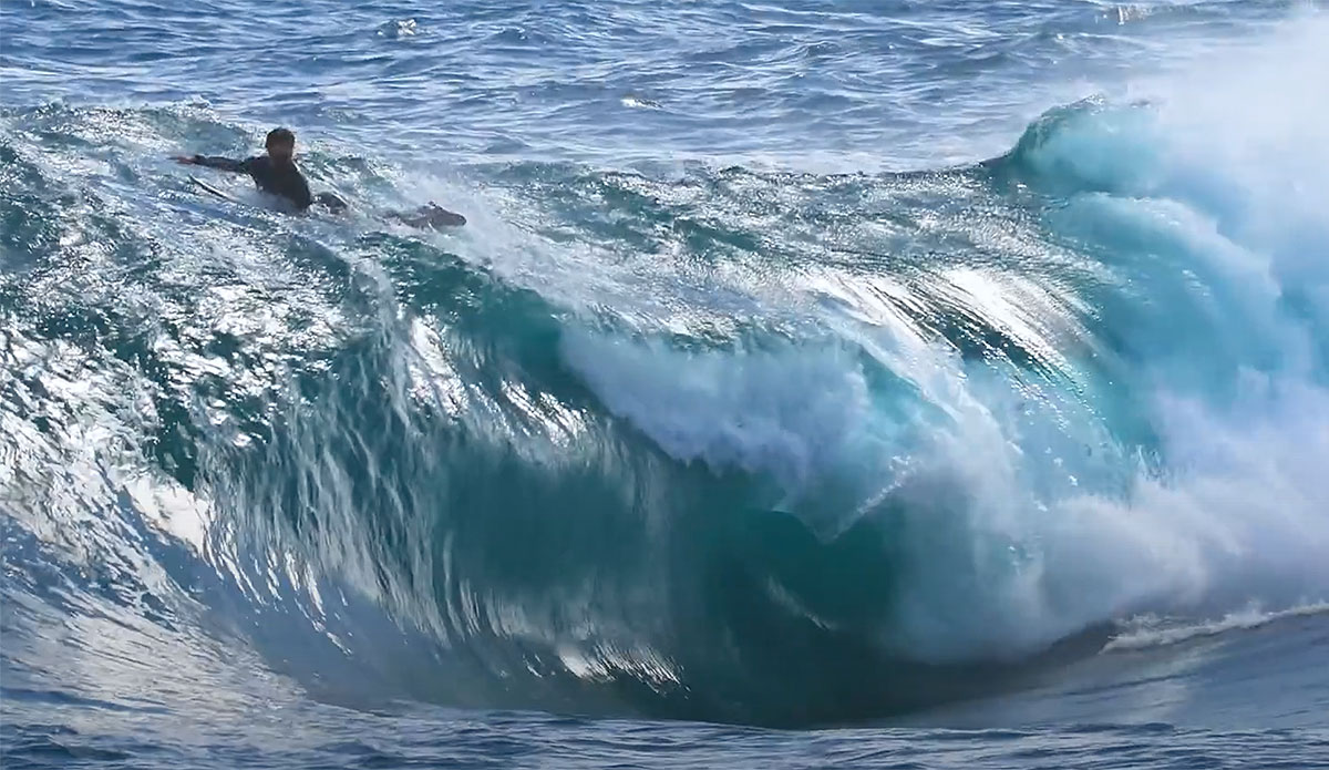 Nate Florence surfing