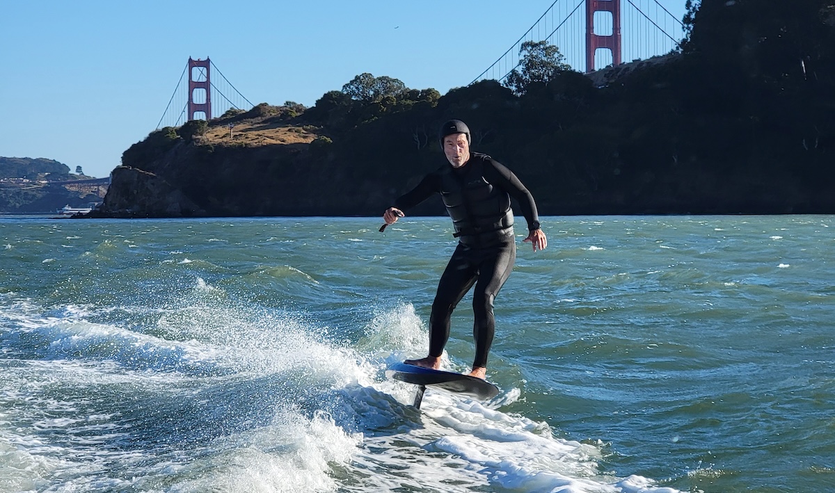 wake-riding with the flite ul2 efoil