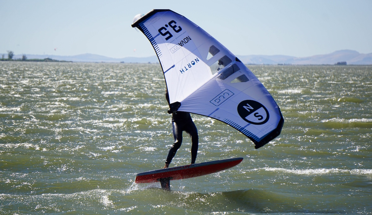 wing foiling at sherman island