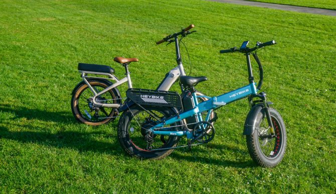 Heybike Mars and Ride1Up Portola
