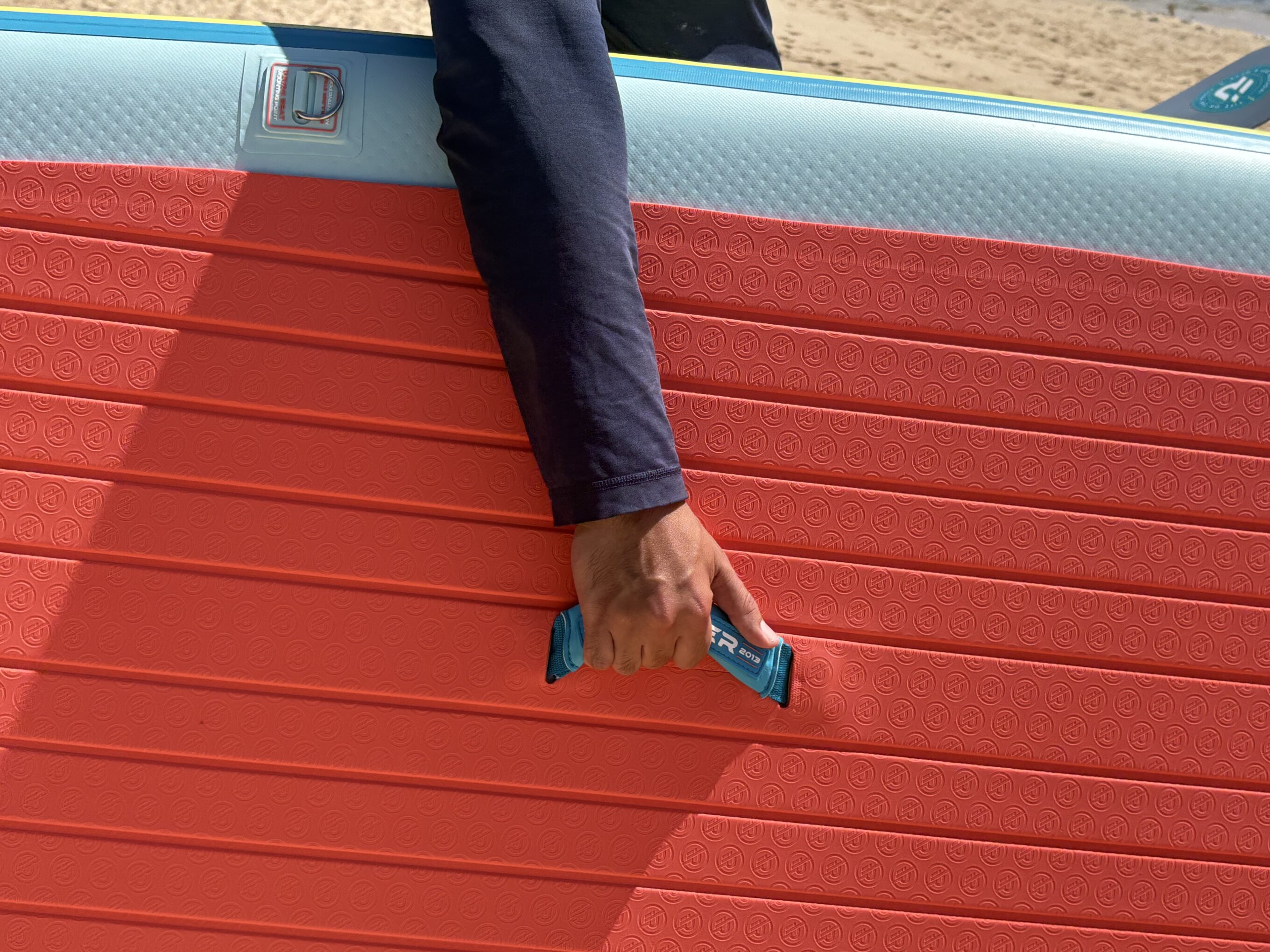 handle on a paddle board