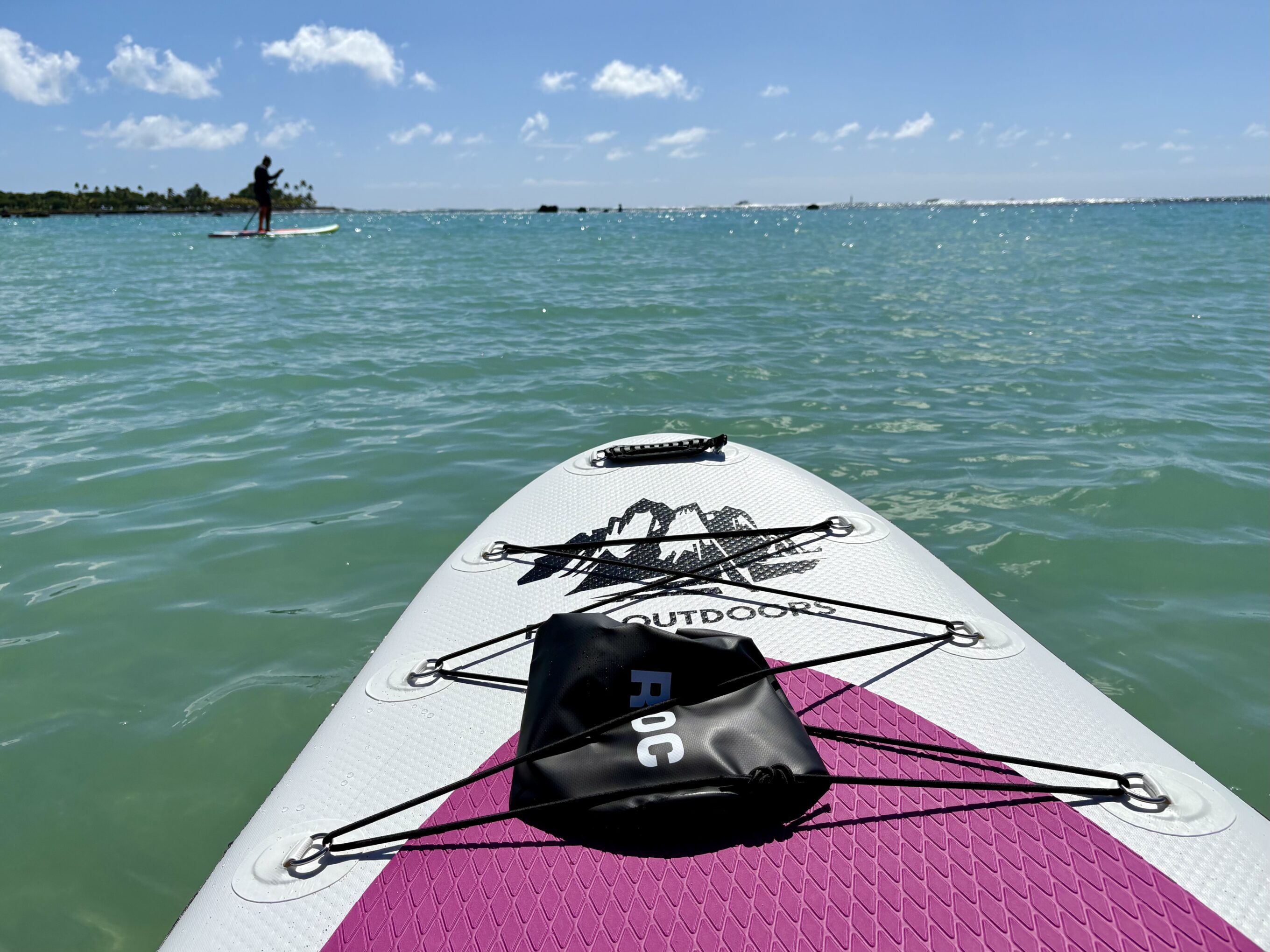 nose of a paddle board