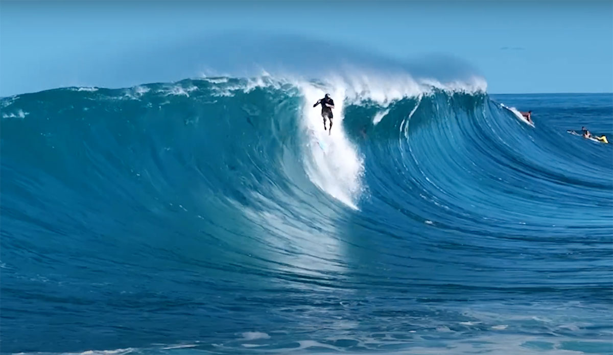 Jamie O'Brien surfing Off the Wall