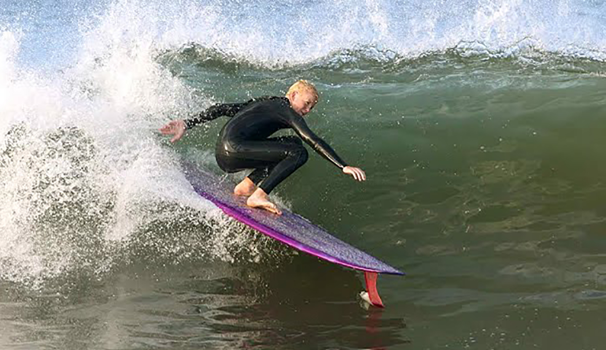 El Porto Was Really Fun on a Longboard This Week