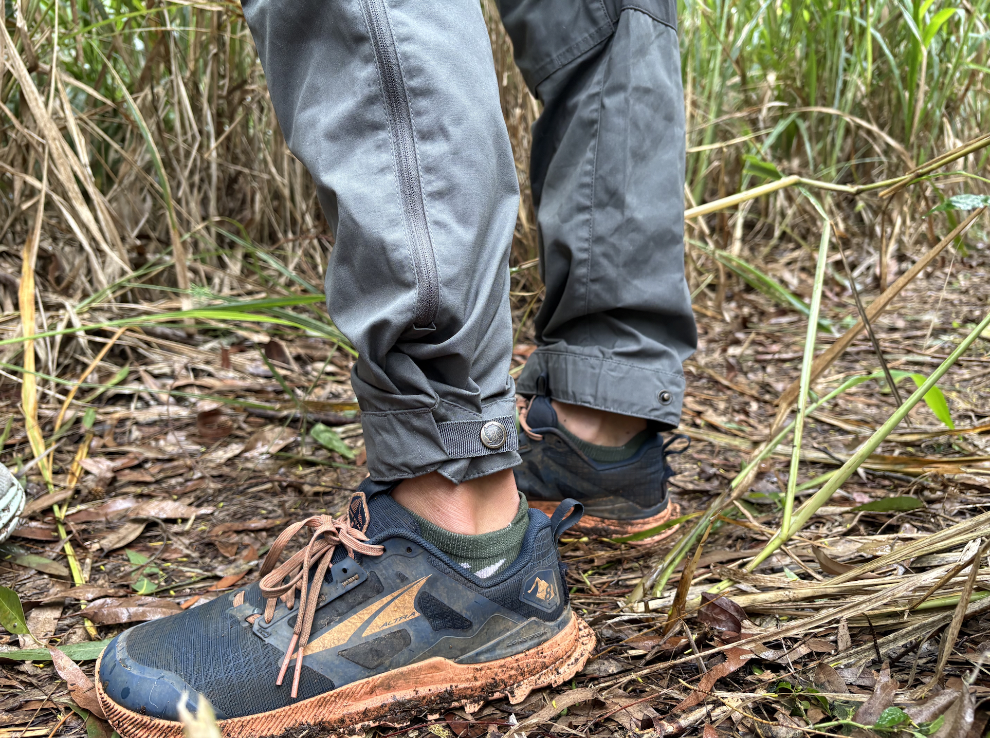 bottom of hiking pants 