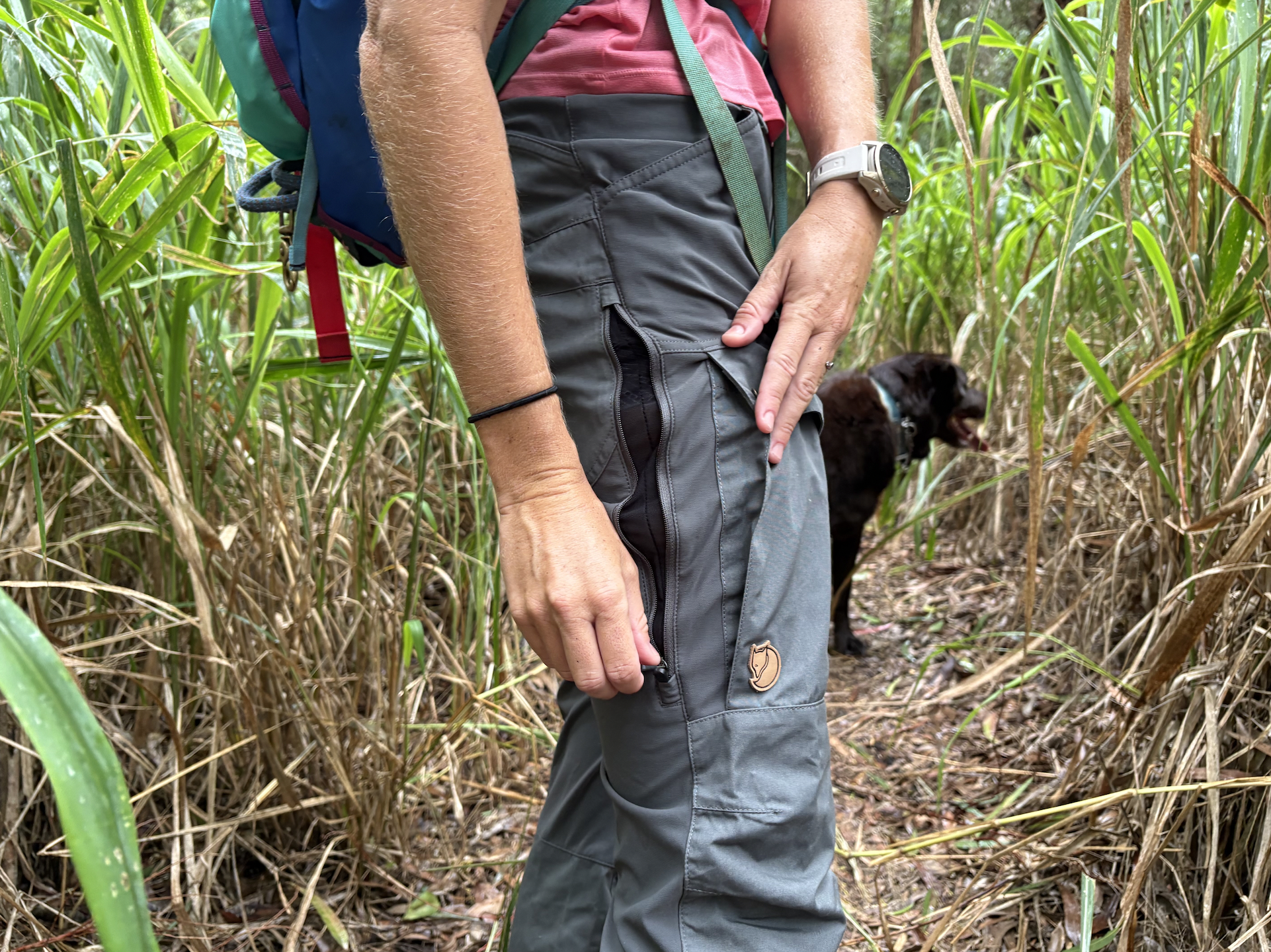 ventilation zippers on hiking pants