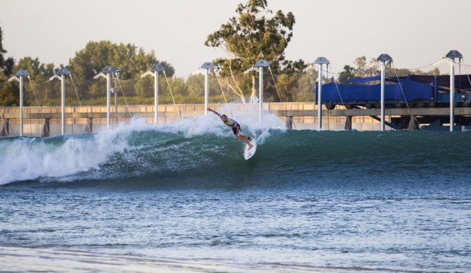 Mark Richards surfing the Surf Ranch