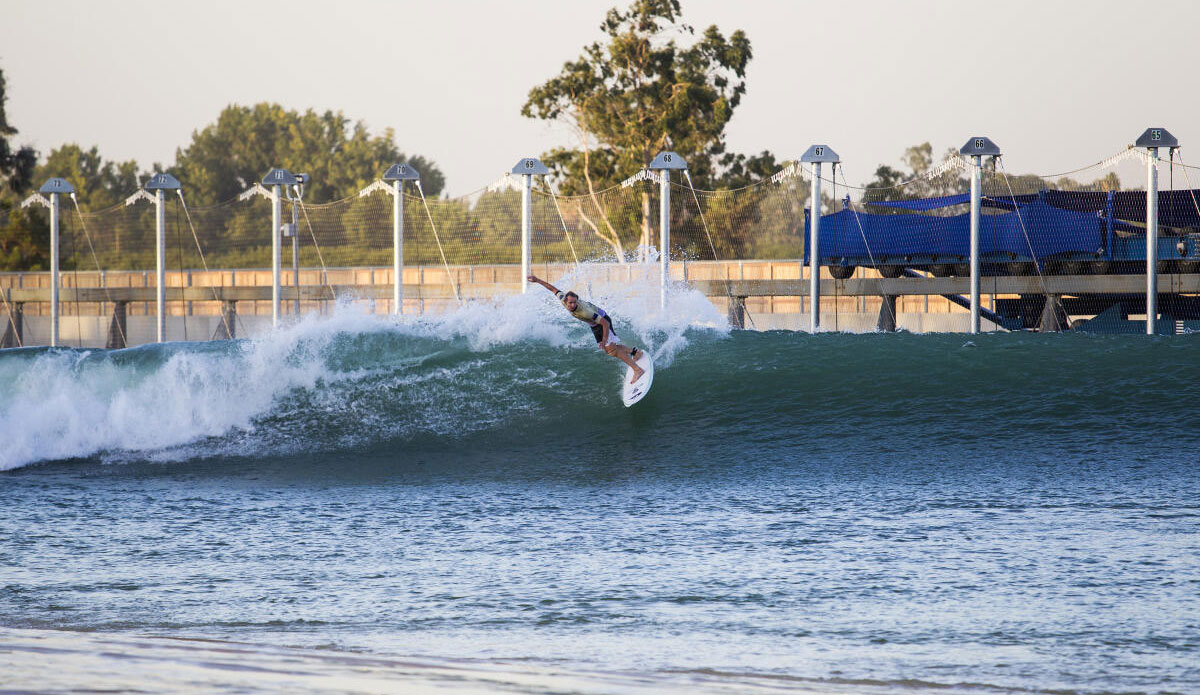 Mark Richards surfing the Surf Ranch