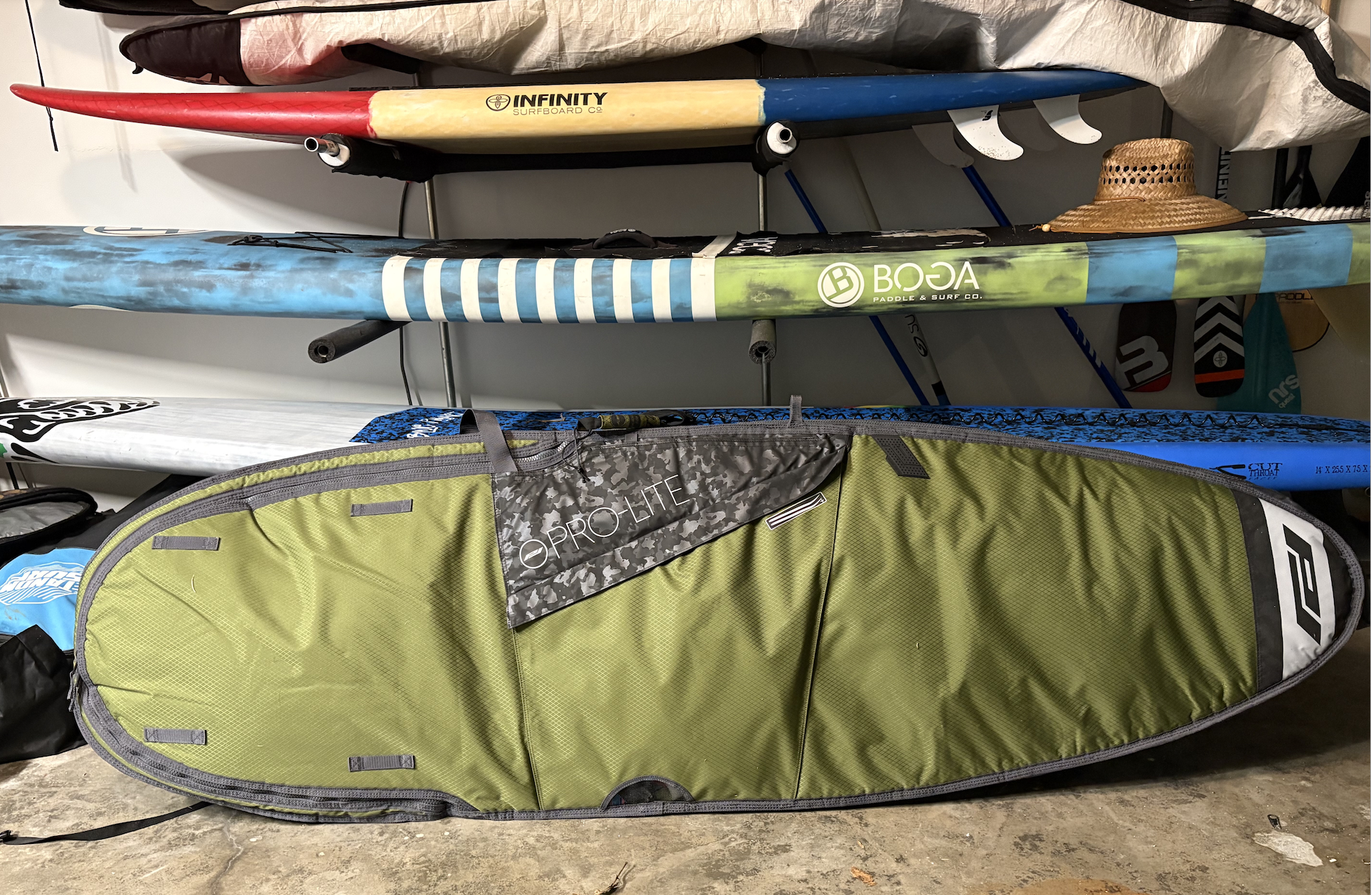 a surfboard bag