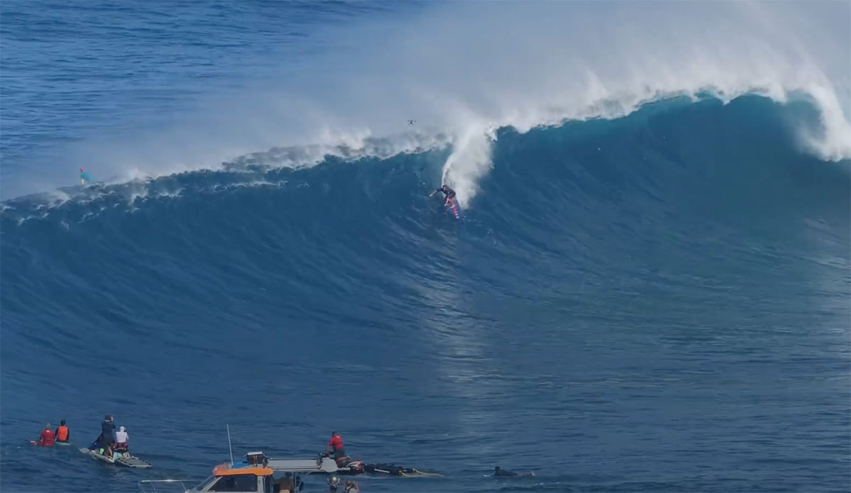 Jaws surfing with Kai Lenny