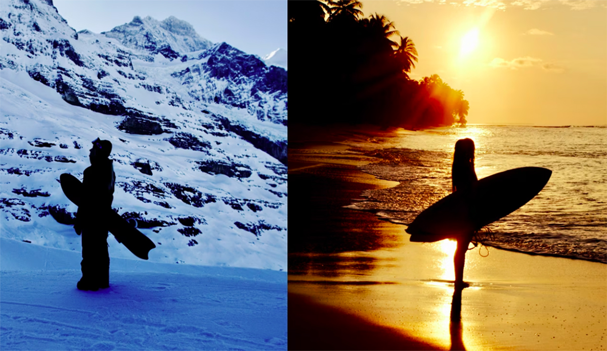 'Apricity' Follows Daria Fuchs From Snowboarding the Alps to Surfing Indonesia