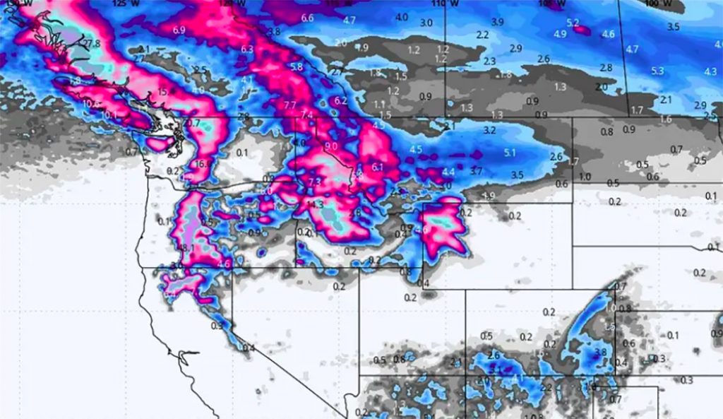 Winter Returns: Up to Two Feet Expected in Parts of Western U.S.