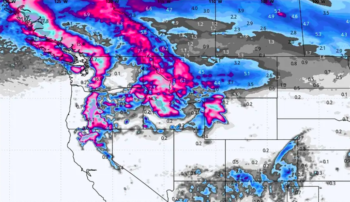 Winter Returns: Up to Two Feet Expected in Parts of Western U.S.
