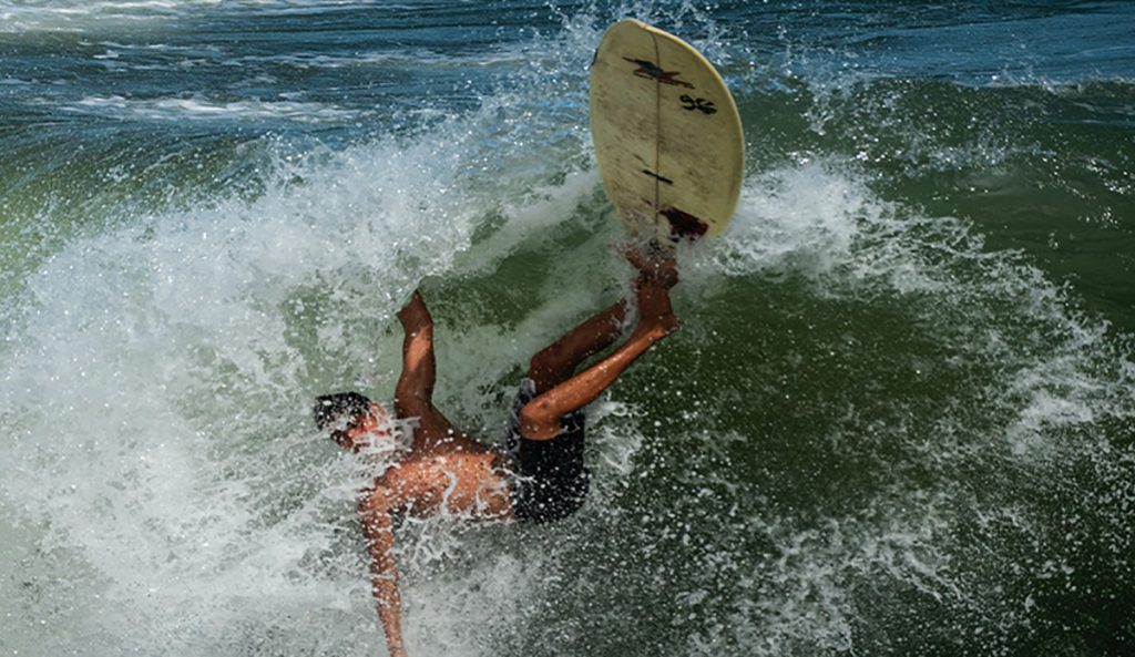 How do you recover from a bad surfing session?