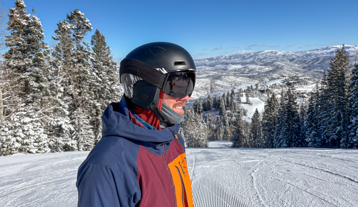 Dylan wearing Giro Owen Spherical Helmet