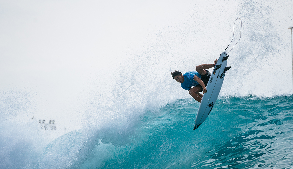 Jackson Bunch put on a show on day two. Photo: WSL // Thiago Diz