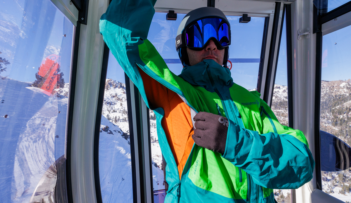 Ventilation zips on the Norrona Lofoten