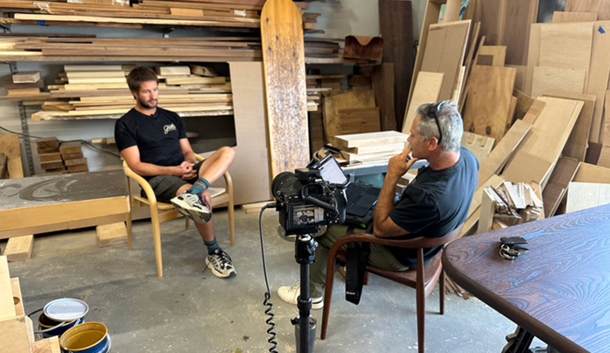 Jason Borte interviews furniture designer and surfer Philip Goold.