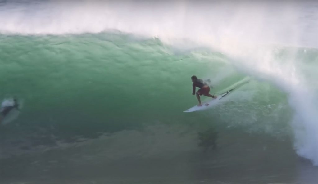 Jack Robinson surfing Kirra