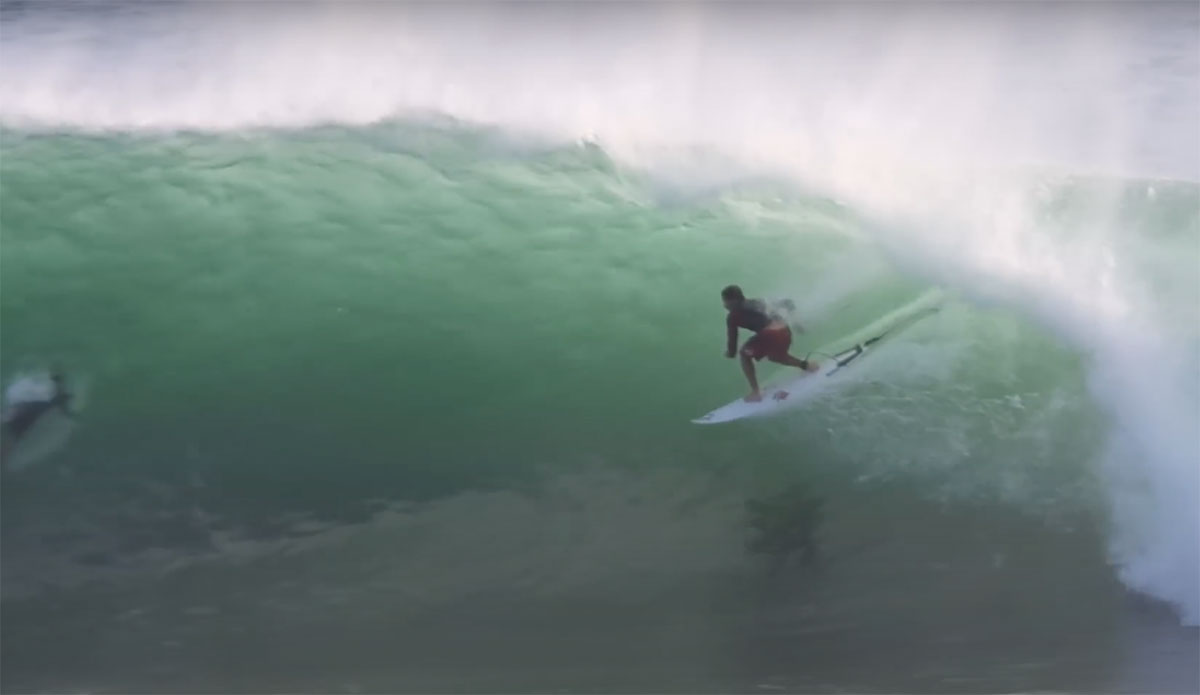 Jack Robinson surfing Kirra