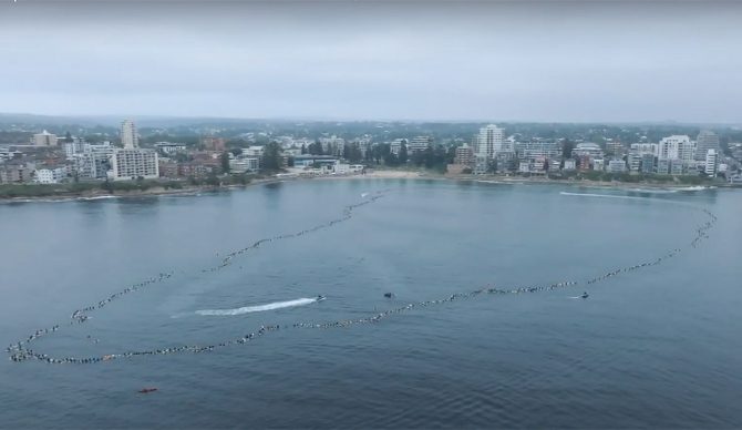 world record paddle out