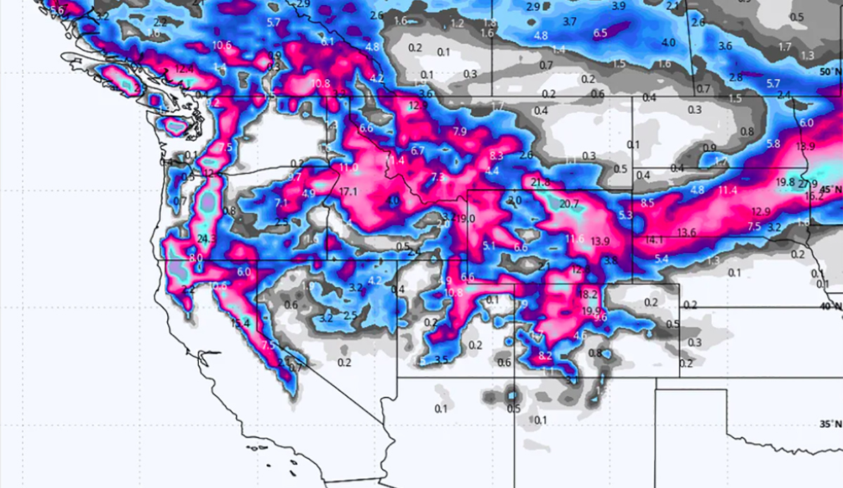Powerful Snow Storm to Dump Up to 3 Feet of Snow in the Sierra Nevada