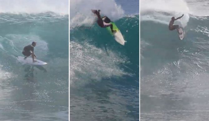 Uluwatu surfing