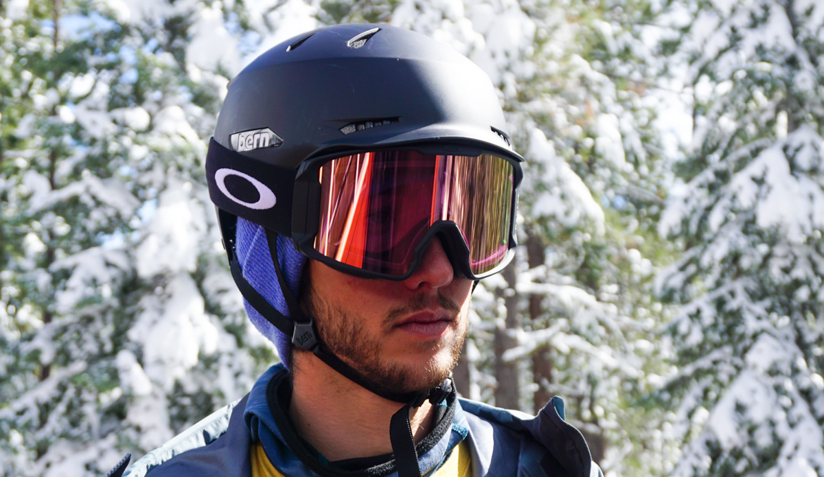 Oakley Line Miner Goggles and Bern Helmet