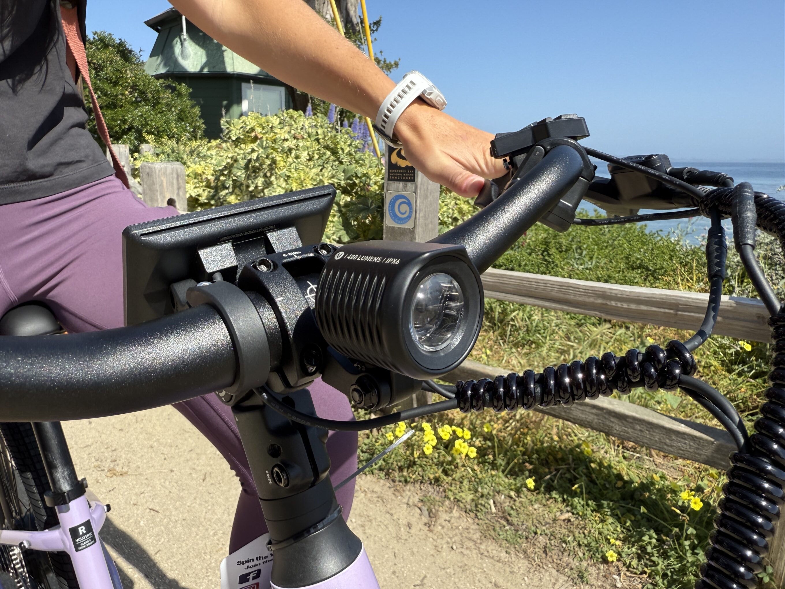 headlights on a bike