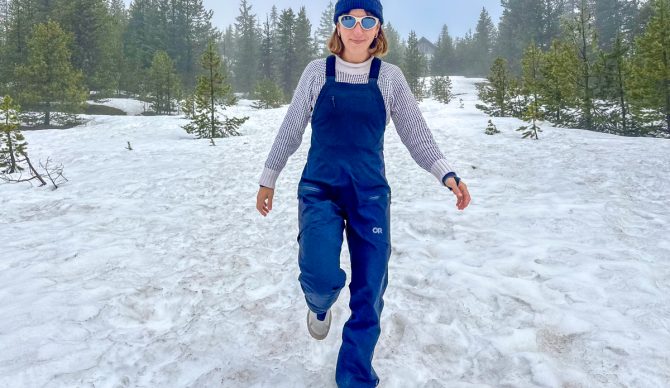 walking in the OR Skytour Bibs Women's
