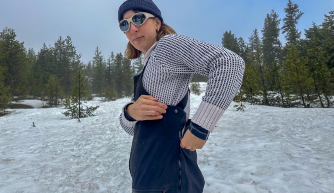 OR Skytour Bibs Women's side zip