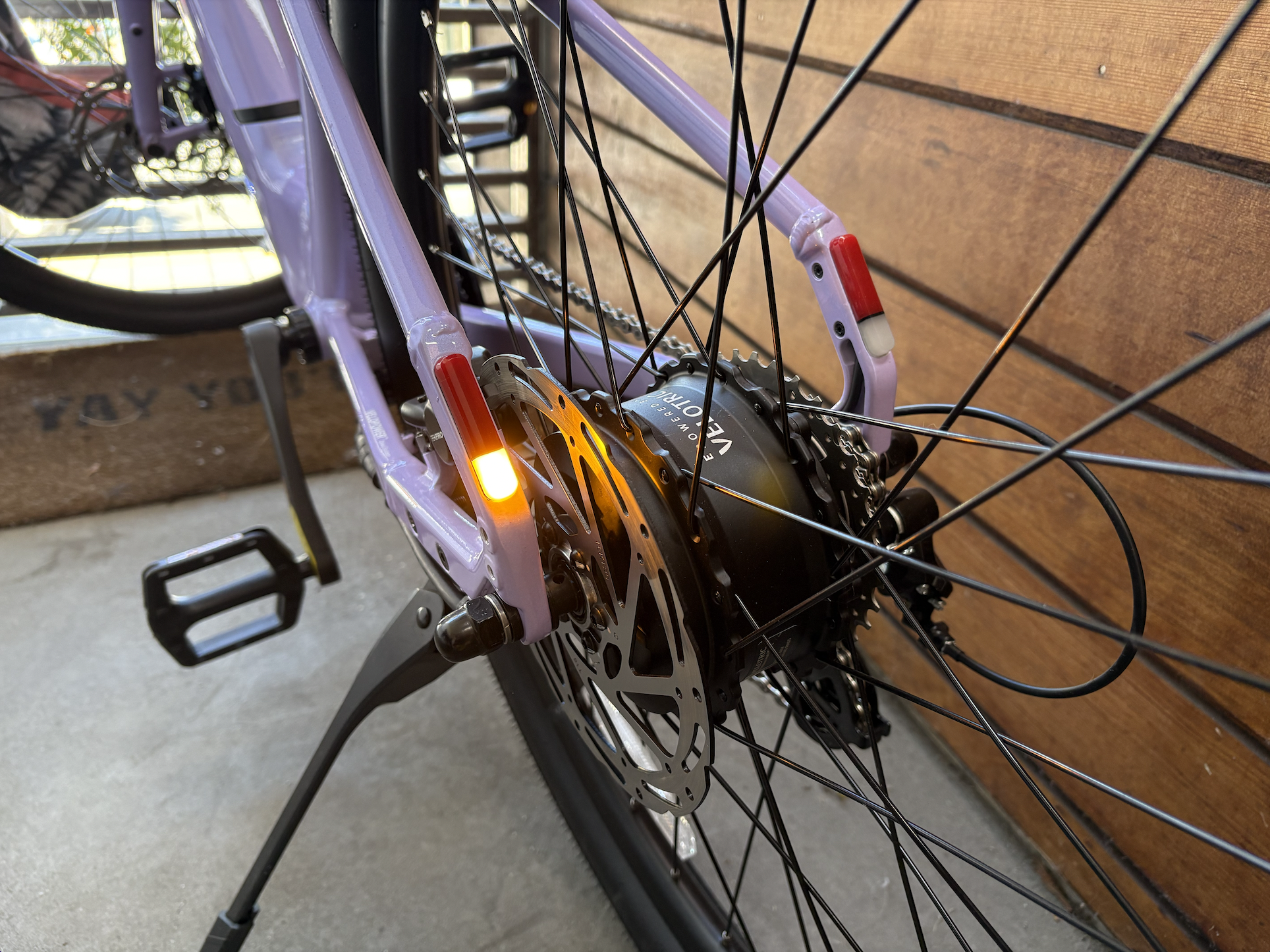 blinker on a bike