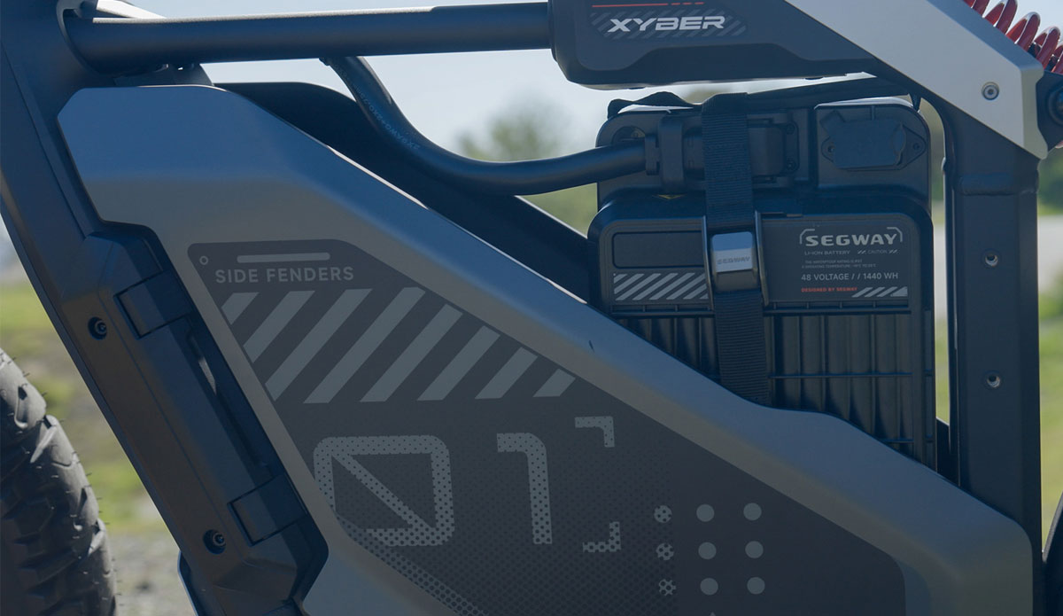 battery on segway xyber e-bike