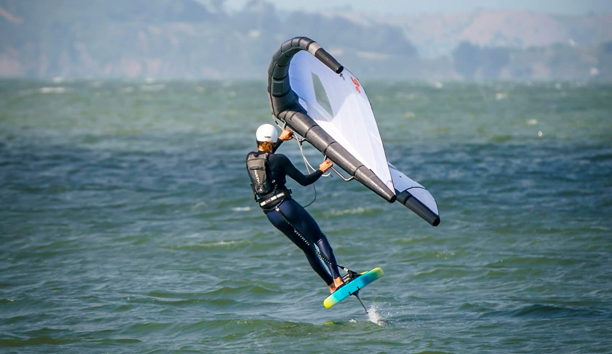 wing foiling with the Ozone Flux