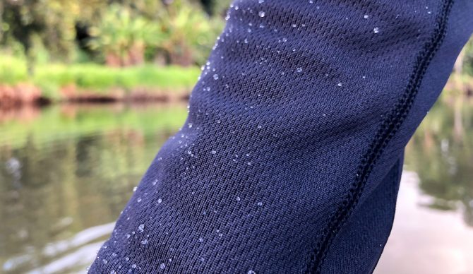 Bluesmiths Kanaha water-repellent detail