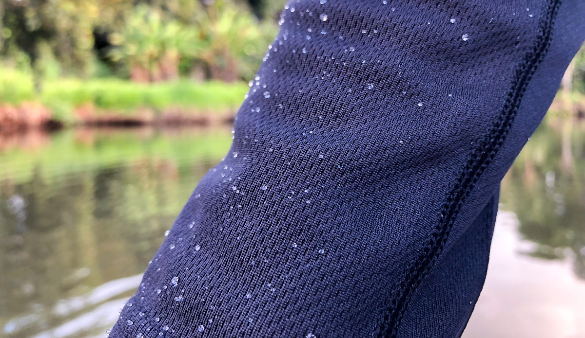 Bluesmiths Kanaha water-repellent detail