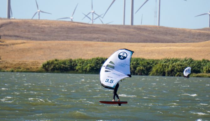 Will Sileo Winging at Sherman Island