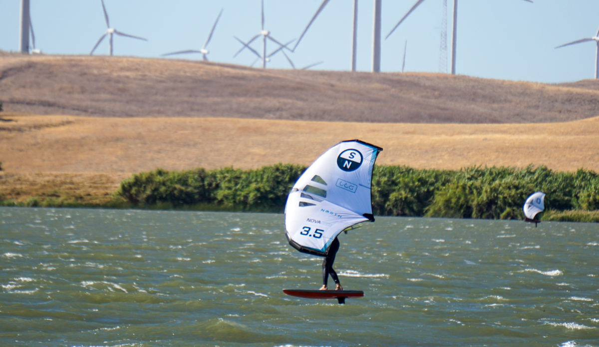 Will Sileo Winging at Sherman Island