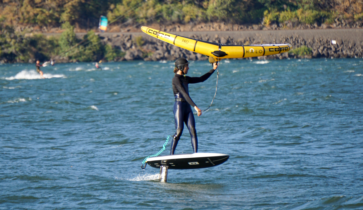 CORE Halo Pro at Hood River wing foiling