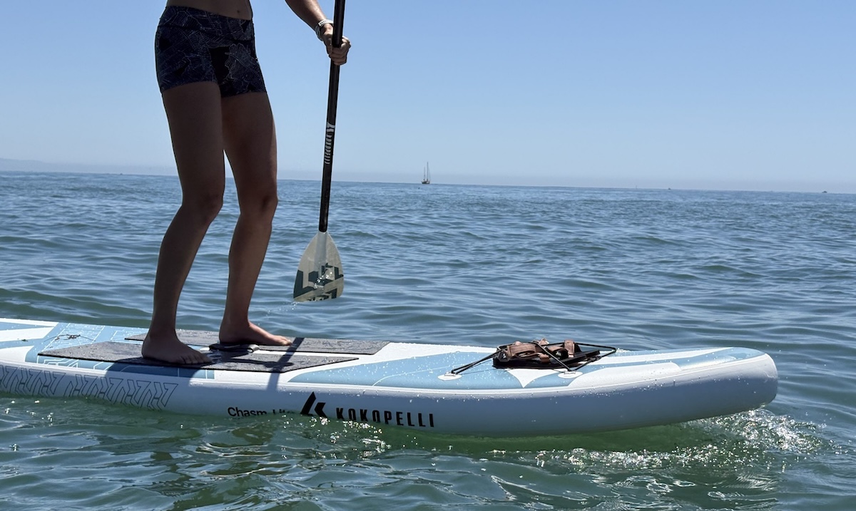 paddling the chasm-lite paddle board