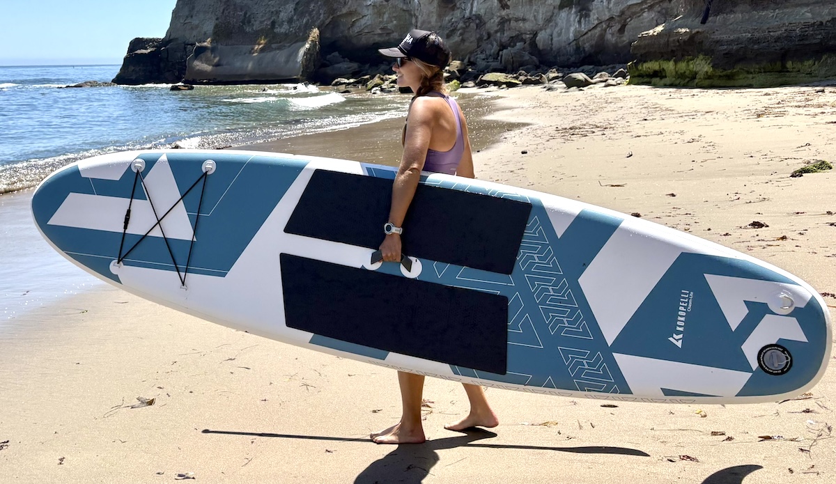 carrying the chasm-lite paddle board