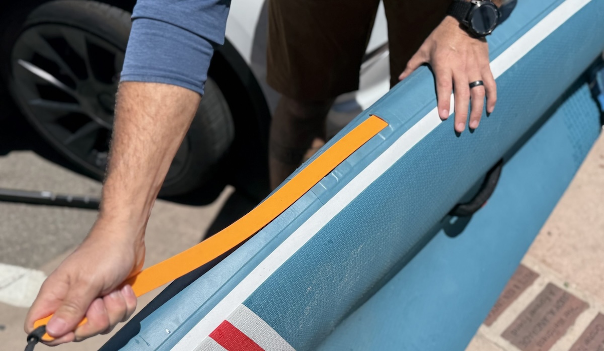 setting up a SUP
