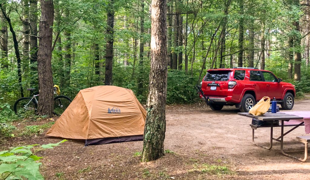campsite scene