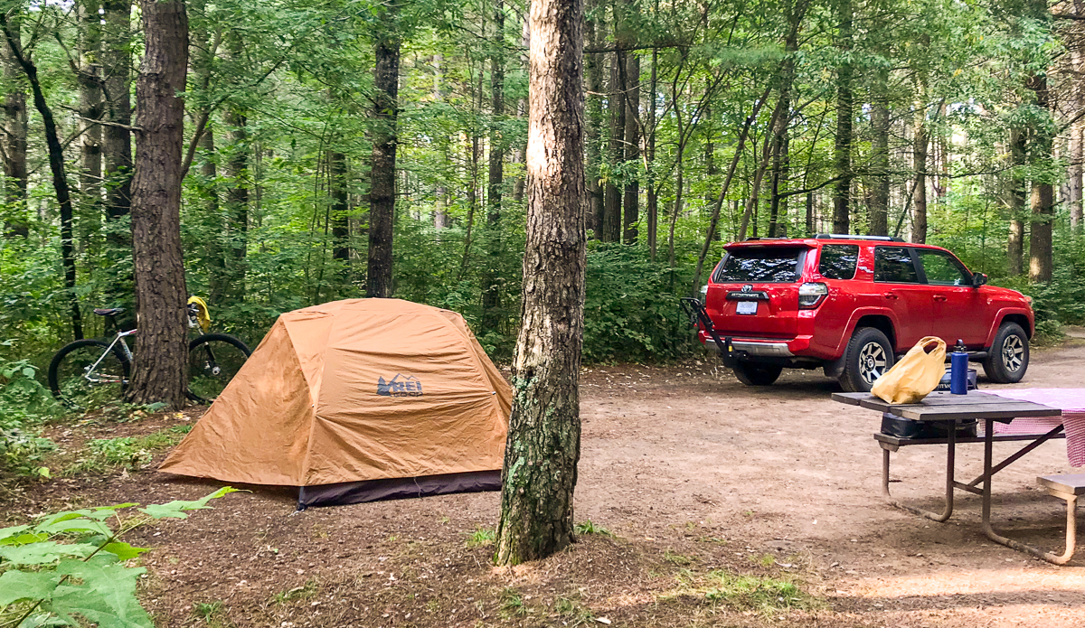 campsite scene