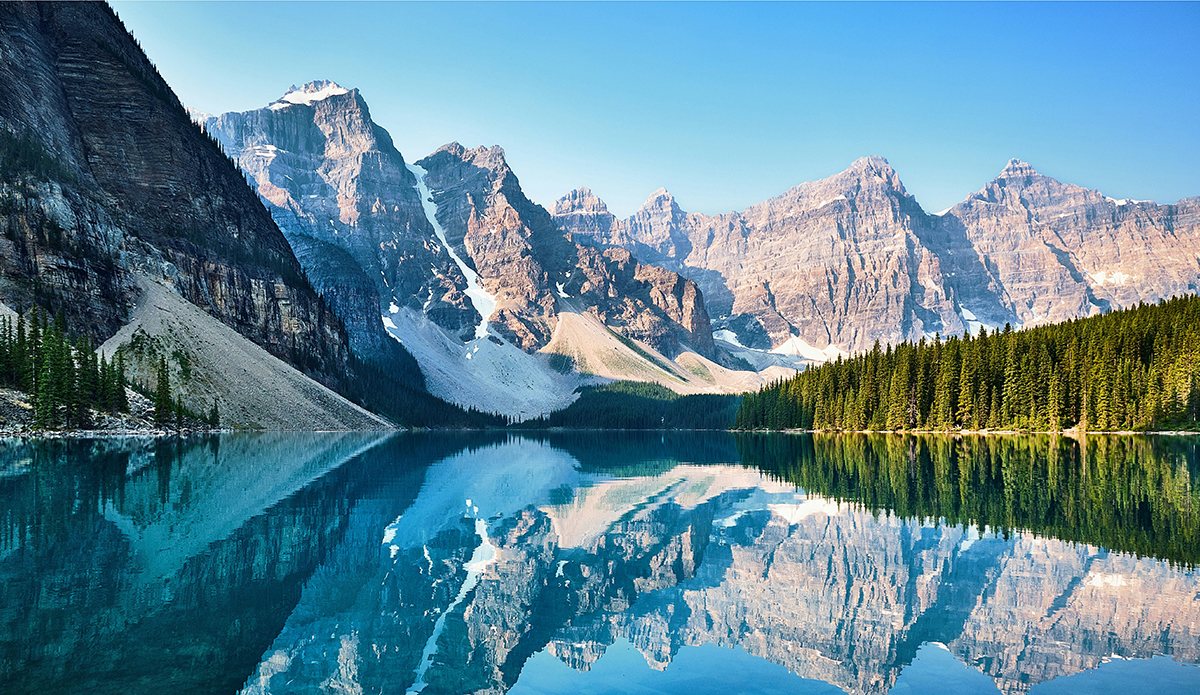 The tragic fall took place in the backcountry of Banff National Park, near Moraine Lake (pictured). Photo: John Lee // Unsplash