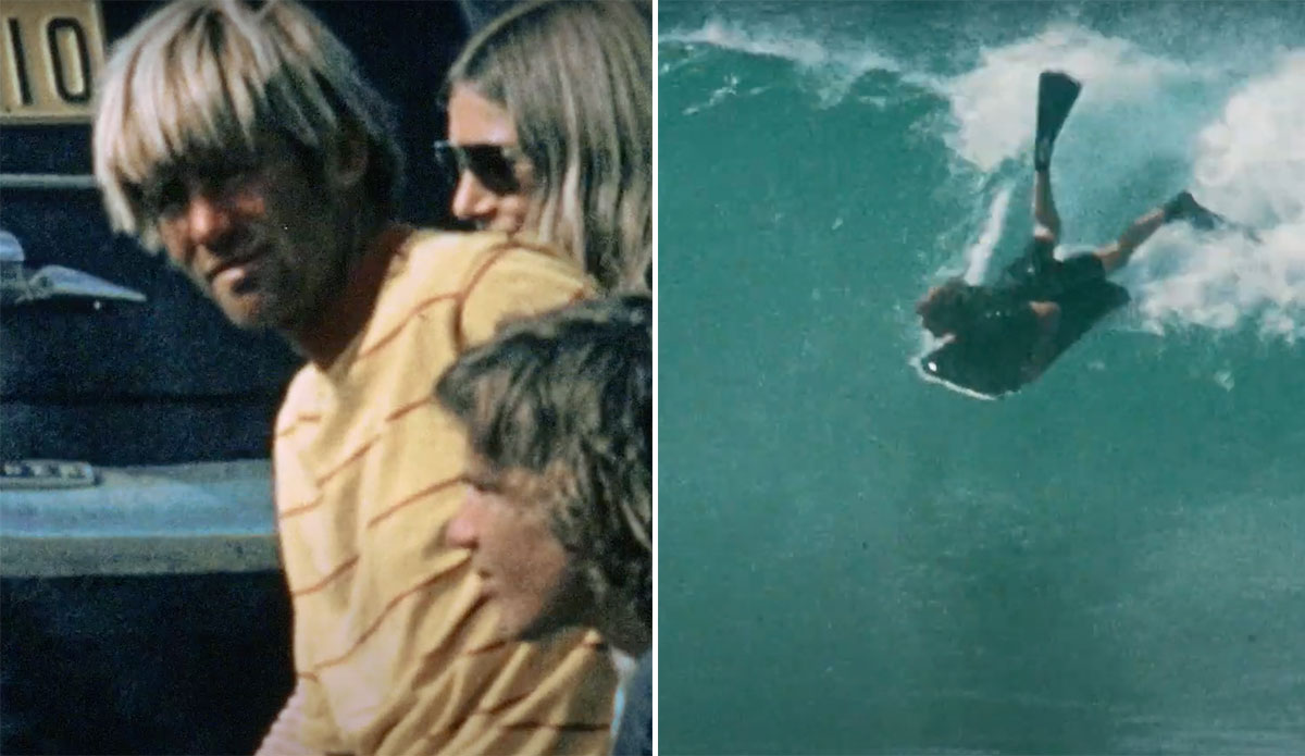 George Greenough surfing in Australia