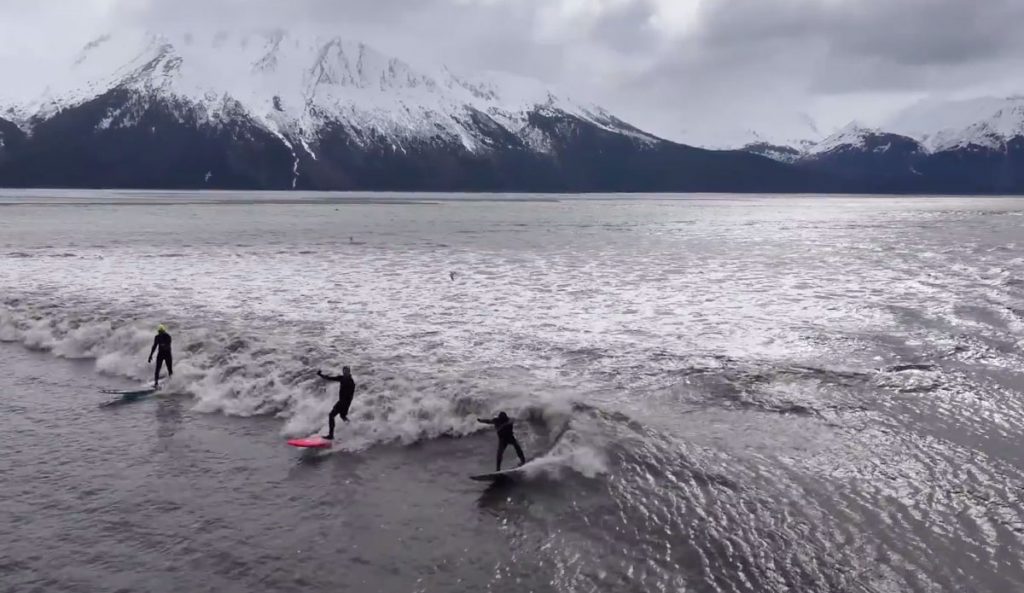 Jamie O'Brien on Alaska tidal bore